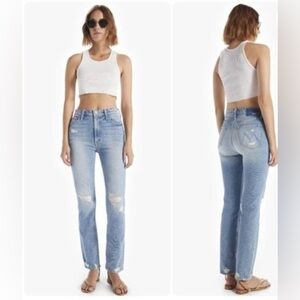 MOTHER High Waisted Rider Skimp in The Confession